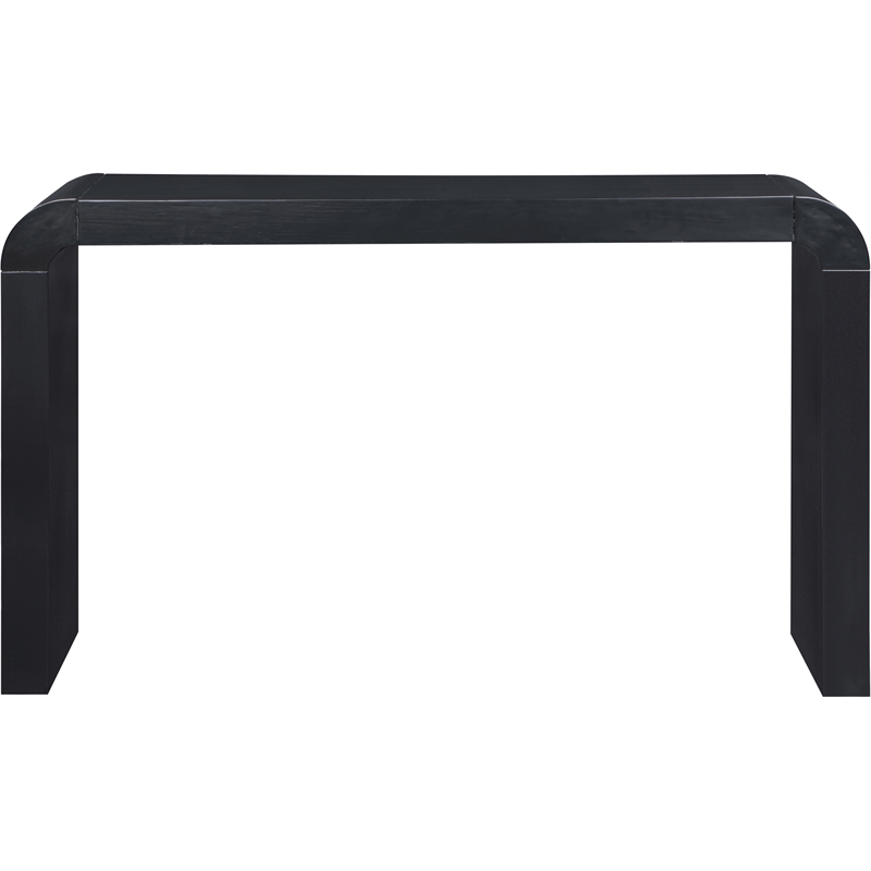 Meridian Furniture Toulon Black Oak Veneer Console Table