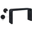Meridian Furniture Toulon Black Oak Veneer Console Table