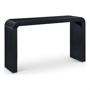Meridian Furniture Toulon Black Oak Veneer Console Table