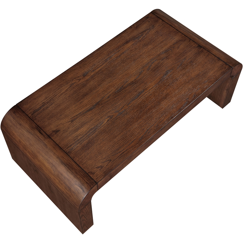 Meridian Furniture Toulon Brown Oak Veneer Coffee Table