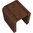 Meridian Furniture Toulon Brown Oak Veneer End Table