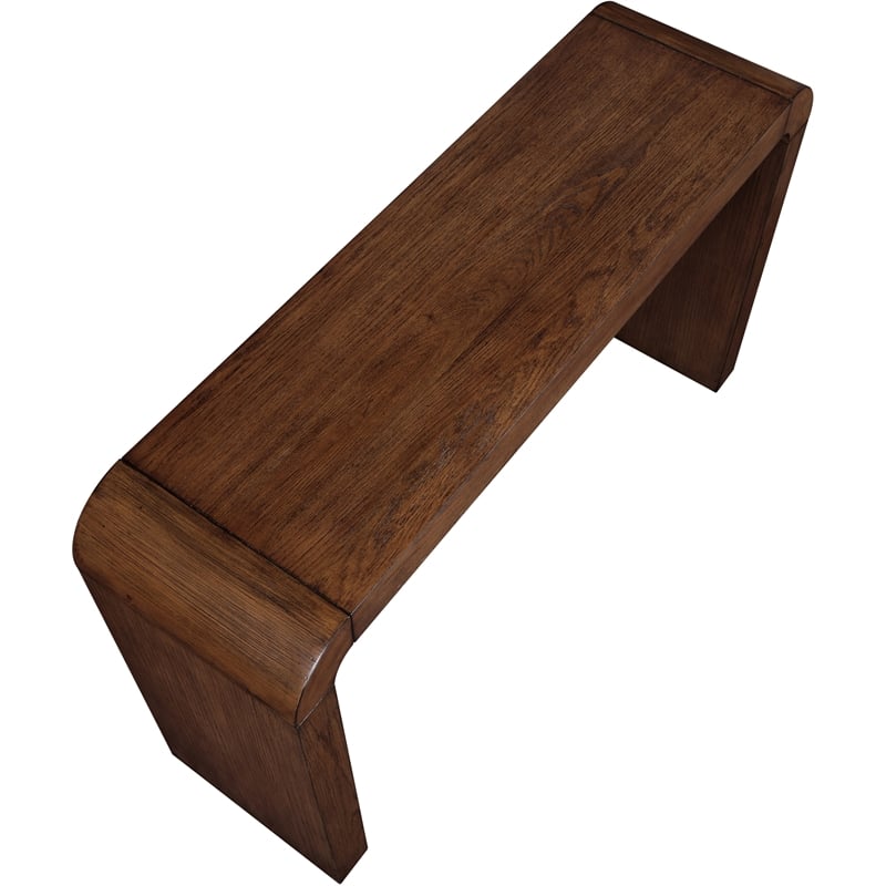 Meridian Furniture Toulon Brown Oak Veneer Console Table
