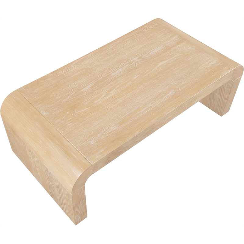 Meridian Furniture Toulon Natural Oak Veneer Coffee Table
