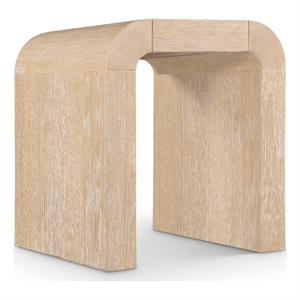 Meridian Furniture Toulon Natural Oak Veneer End Table
