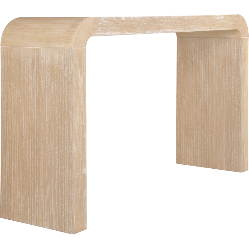 Meridian Furniture Toulon Natural Oak Veneer Console Table