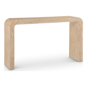 Meridian Furniture Toulon Natural Oak Veneer Console Table