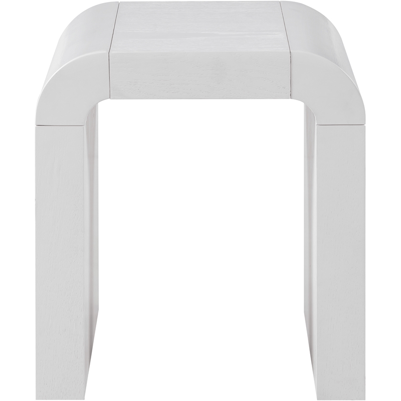 Meridian Furniture Toulon White Oak Veneer End Table