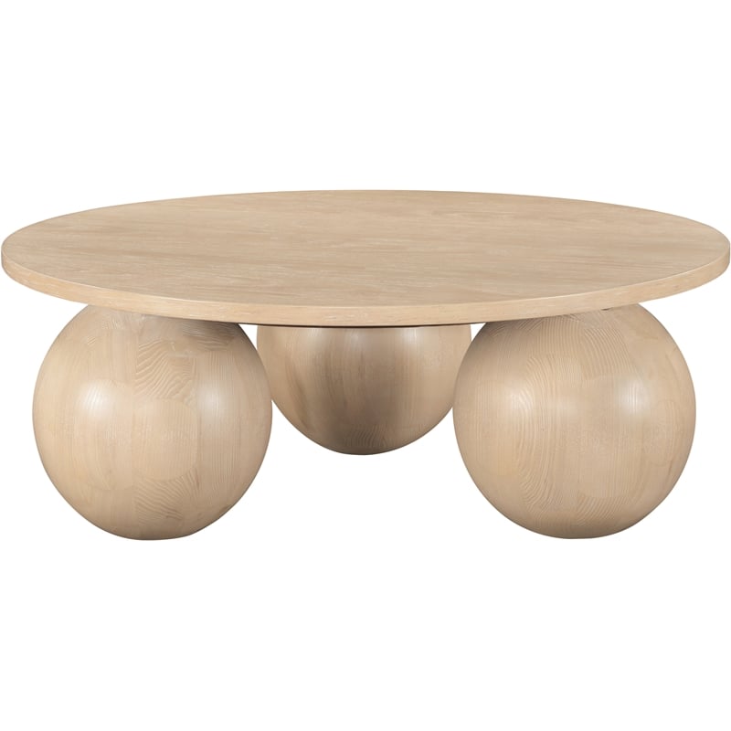 Meridian Furniture Fitch Natural Oak Veneer Coffee Table