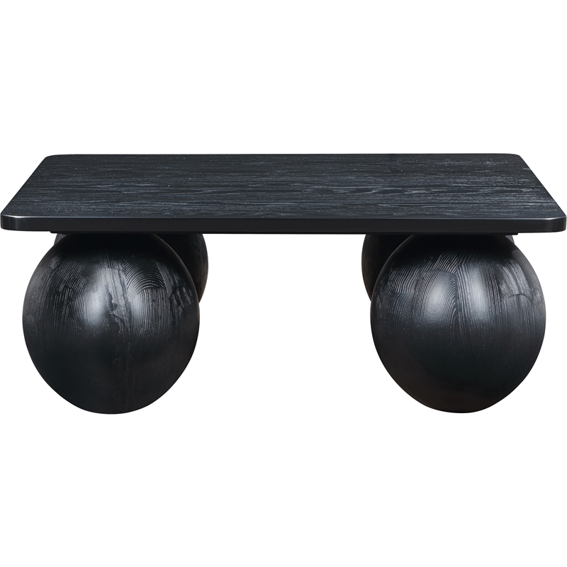 Meridian Furniture Fitch Black Oak Veneer Coffee Table