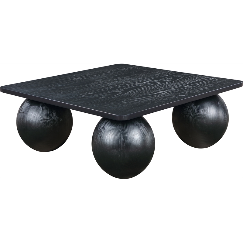 Meridian Furniture Fitch Black Oak Veneer Coffee Table