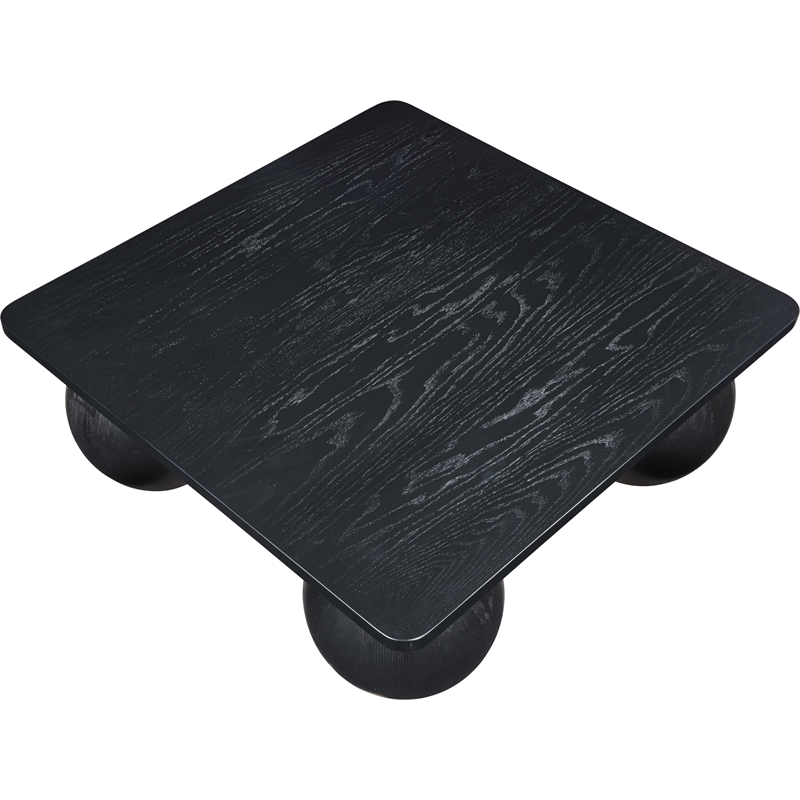 Meridian Furniture Fitch Black Oak Veneer Coffee Table