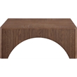 Meridian Furniture Toulon Brown Oak Veneer Coffee Table