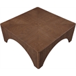 Meridian Furniture Toulon Brown Oak Veneer Coffee Table