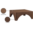 Meridian Furniture Toulon Brown Oak Veneer Coffee Table