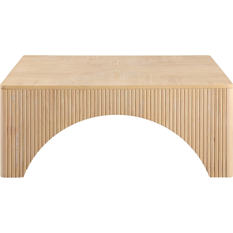 Meridian Furniture Toulon Natural Oak Veneer Coffee Table