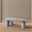 Meridian Furniture Sassari Brown Indoor/Outdoor Concrete Coffee Table