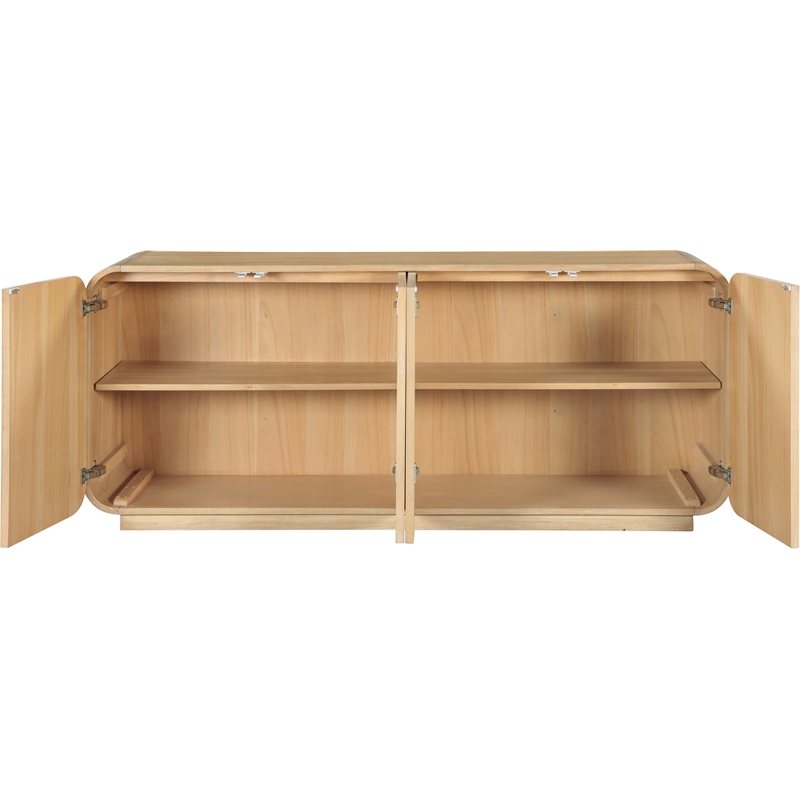 Meridian Furniture Windsor Natural Cane Wood Sideboard/Buffet