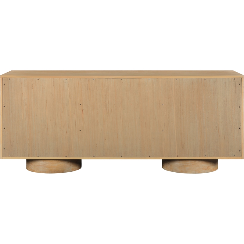 Meridian Furniture Windsor Natural Cane Wood Sideboard/Buffet
