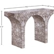Meridian Furniture Pomezia Brown Marble Finish Console Table