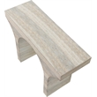 Meridian Furniture Pomezia Travertine Finish Console Table