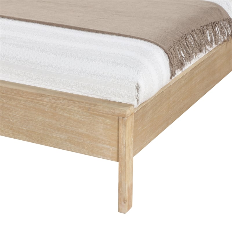 Meridian Furniture Windsor Solid Wood And Natural Cane King Bed