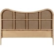 Meridian Furniture Windsor Solid Wood And Natural Cane Queen Bed