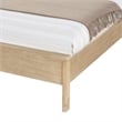 Meridian Furniture Windsor Solid Wood And Natural Cane Queen Bed