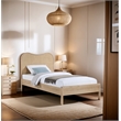 Meridian Furniture Windsor Solid Wood And Natural Cane Twin Bed