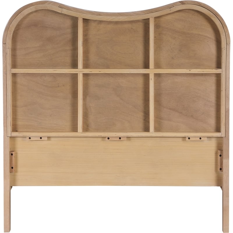 Meridian Furniture Windsor Solid Wood And Natural Cane Twin Bed