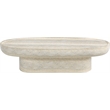 Meridian Furniture Tivoli Travertine Finish Concrete Indoor/Outdoor Coffee Table