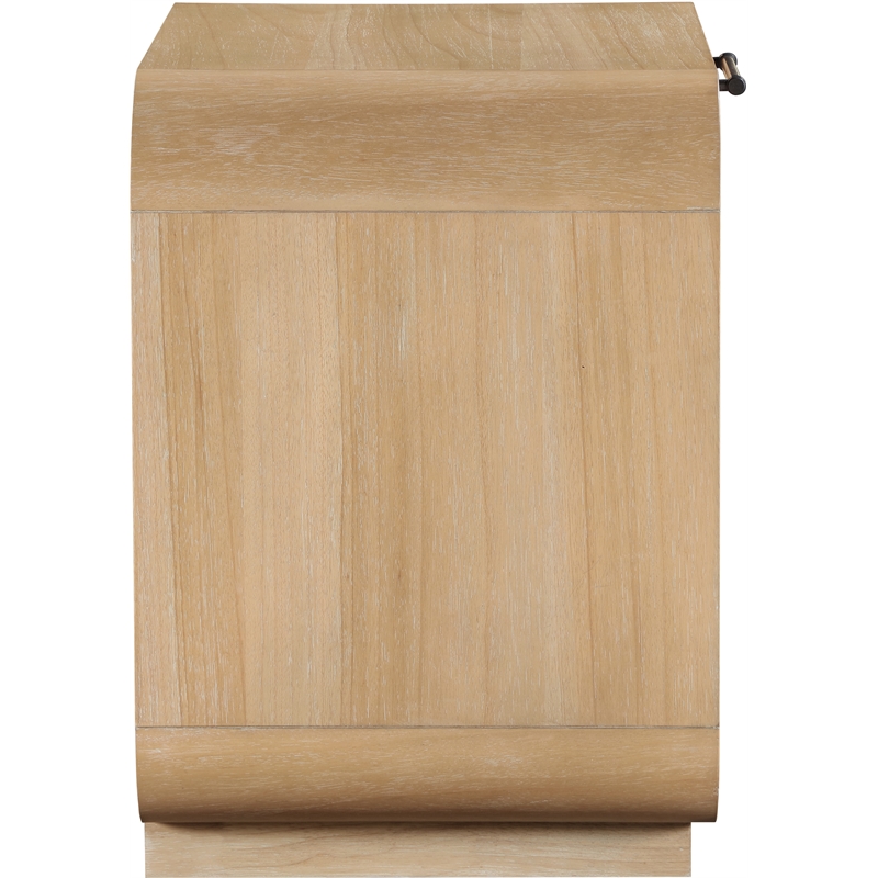 Meridian Furniture Windsor Solid Wood And Natural Cane Night Stand