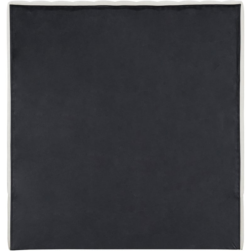 Meridian Furniture Emmet Cream Chenille Fabric Twin Bed