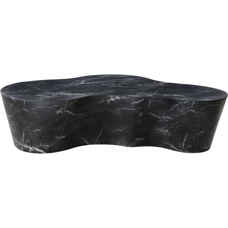 Meridian Furniture Monza Black Indoor/Outdoor Concrete Coffee Table