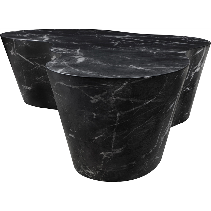 Meridian Furniture Monza Black Indoor/Outdoor Concrete Coffee Table