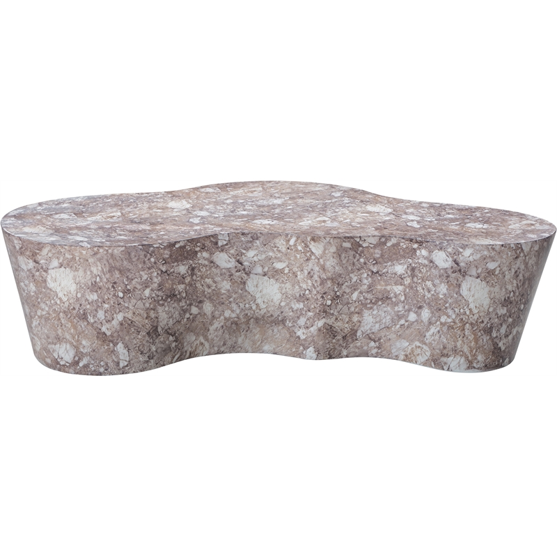 Meridian Furniture Monza Brown Indoor/Outdoor Concrete Coffee Table
