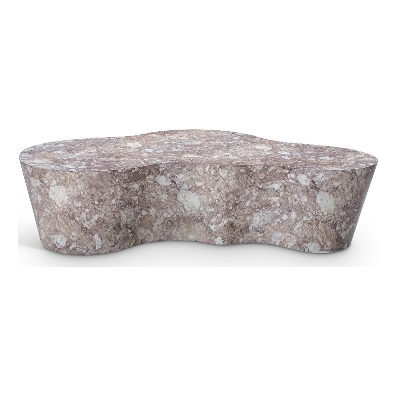 Meridian Furniture Monza Brown Indoor/Outdoor Concrete Coffee Table