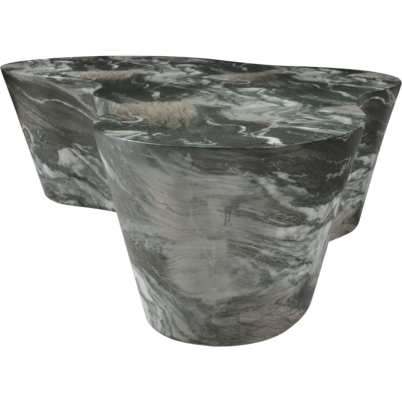 Meridian Furniture Monza Green Indoor/Outdoor Concrete Coffee Table