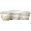Meridian Furniture Monza Indoor/Outdoor Concrete Travertine Finish Coffee Table