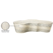 Meridian Furniture Monza Indoor/Outdoor Concrete Travertine Finish Coffee Table