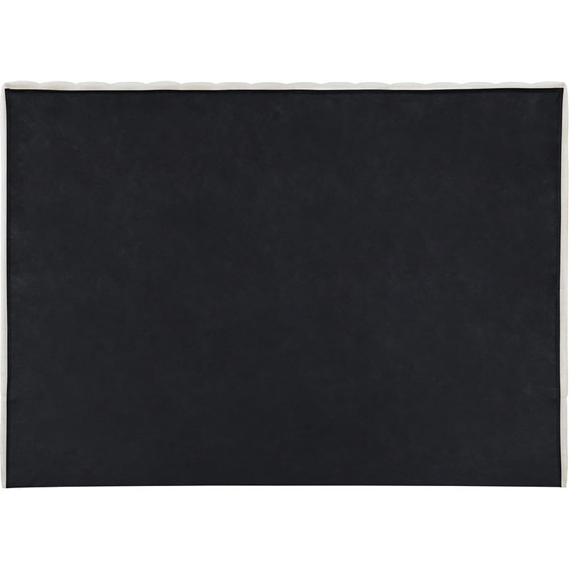 Meridian Furniture Emmet Cream Chenille Fabric King Bed