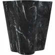 Meridian Furniture Monza Black Indoor/Outdoor Concrete Marble Finish End Table