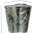 Meridian Furniture Monza Green Indoor/Outdoor Concrete Marble Finish End Table