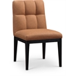 Meridian Furniture Adrian Cognac Vegan Leather Dining Side Chair (Set of 2)