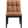 Meridian Furniture Adrian Cognac Vegan Leather Dining Side Chair (Set of 2)