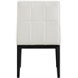 Meridian Furniture Adrian Cream Vegan Leather Dining Side Chair (Set of 2)