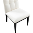 Meridian Furniture Adrian Cream Vegan Leather Dining Side Chair (Set of 2)