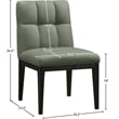 Meridian Furniture Adrian Green Vegan Leather Dining Side Chair (Set of 2)