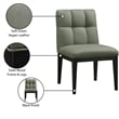 Meridian Furniture Adrian Green Vegan Leather Dining Side Chair (Set of 2)