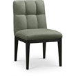 Meridian Furniture Adrian Green Vegan Leather Dining Side Chair (Set of 2)