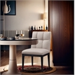 Meridian Furniture Adrian Taupe Vegan Leather Dining Side Chair (Set of 2)